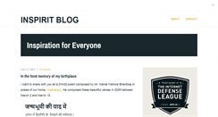 Desktop Screenshot of inspiritblog.com