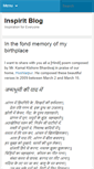 Mobile Screenshot of inspiritblog.com